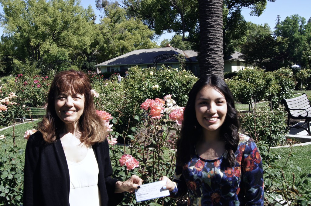 ESP president Janet Maira and scholarship winner Audrey Orozco